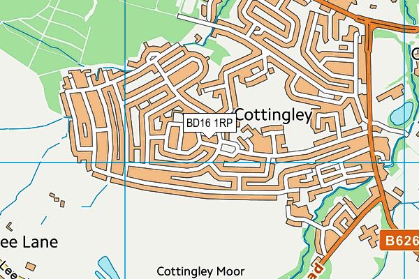 Map of PARADE FISHERIES COTTINGLEY LTD at district scale