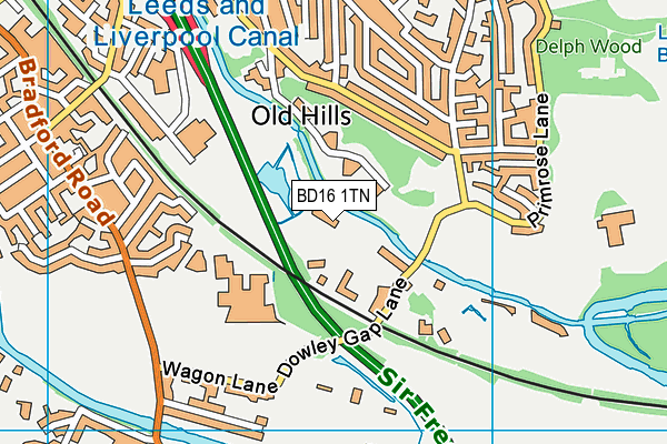 Map of BINGLEY 23 LTD at district scale