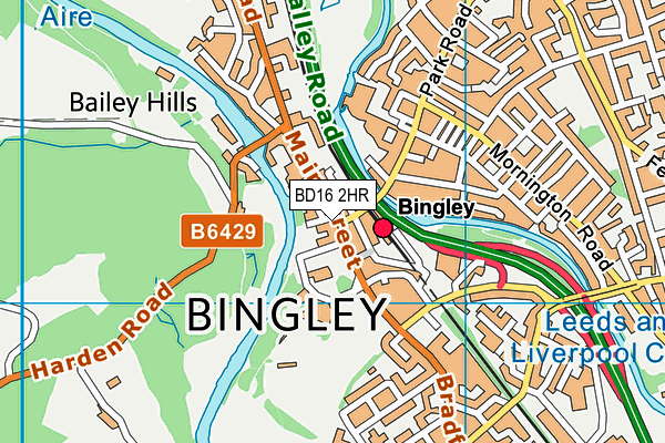 Map of BINGLEY CHIMNEY LTD at district scale