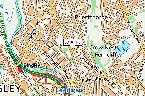 Map of CROWNEST MORTGAGES LIMITED at district scale