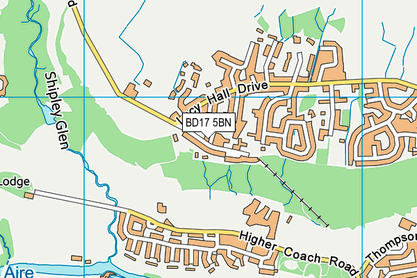 Map of TIM ORRELL ASSOCIATES LTD at district scale