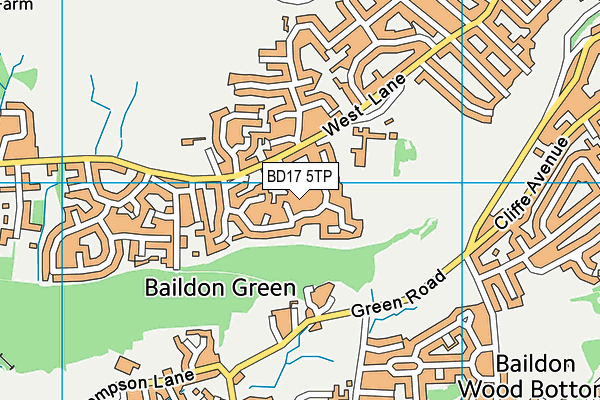 Map of OAKLEIGH (BAILDON) LIMITED at district scale
