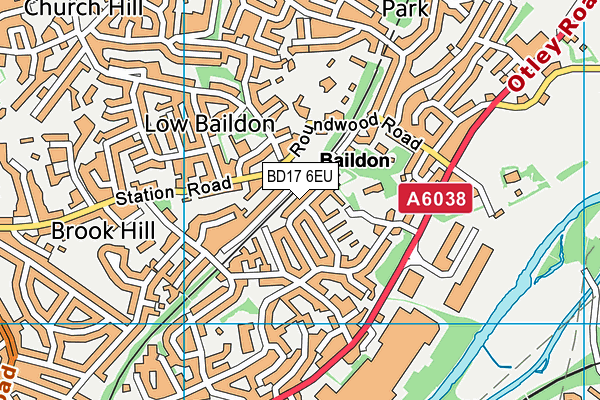 Map of LUTONS OF BAILDON LIMITED at district scale