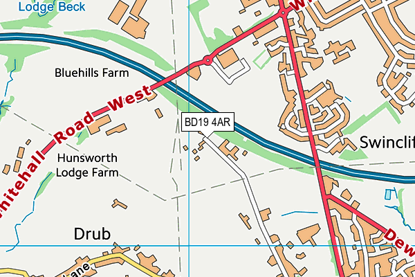 Map of WILSHAW HOUSE LIMITED at district scale