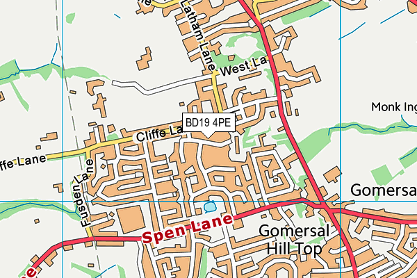Map of SBO (YORKSHIRE) LTD at district scale