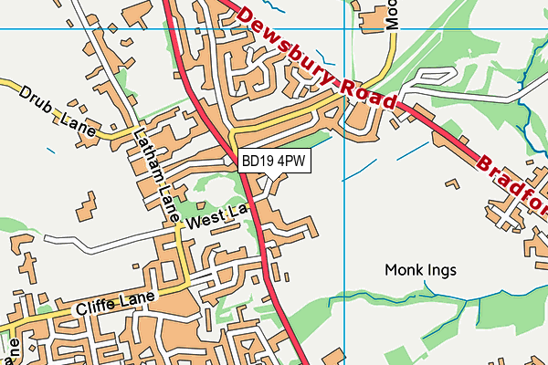 Map of LSB SERVICES YORKSHIRE LIMITED at district scale