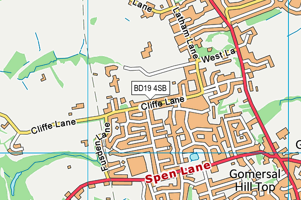 Map of ROUNDHILL MEADOWS LTD at district scale