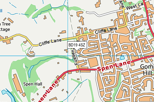 Map of YORKSHIRE SPORTS LIMITED at district scale