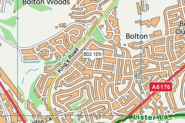 BD2 1EN map - OS VectorMap District (Ordnance Survey)