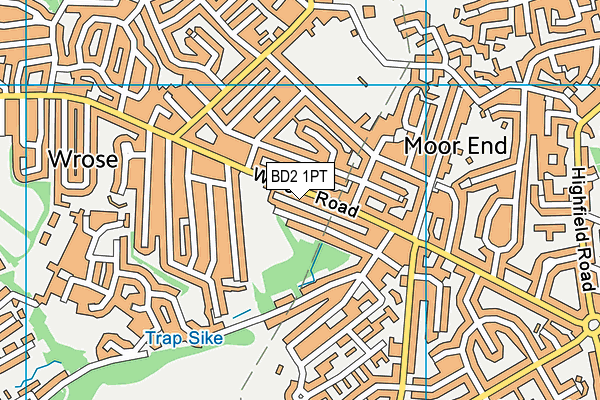 BD2 1PT map - OS VectorMap District (Ordnance Survey)