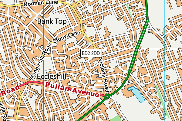 Map of ECCLESHILL PREMIER TAXIS LIMITED at district scale