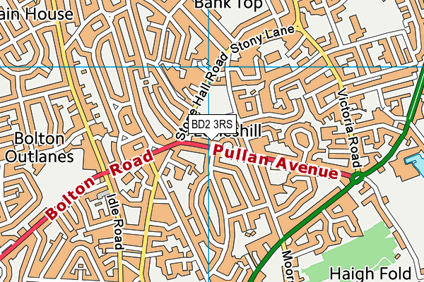 BD2 3RS map - OS VectorMap District (Ordnance Survey)