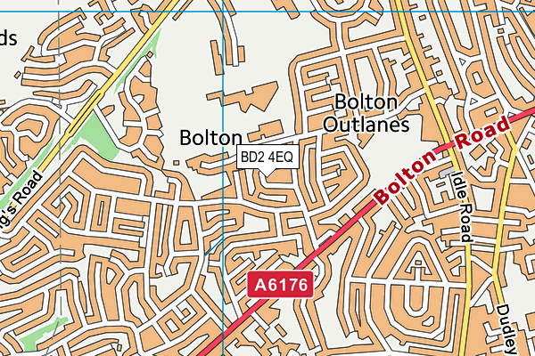 BD2 4EQ map - OS VectorMap District (Ordnance Survey)