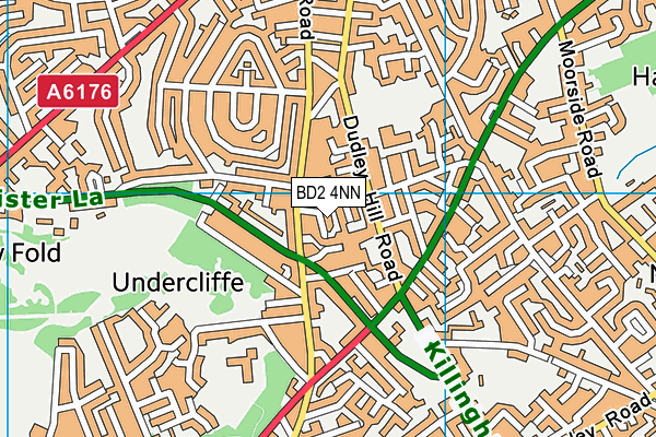 BD2 4NN map - OS VectorMap District (Ordnance Survey)