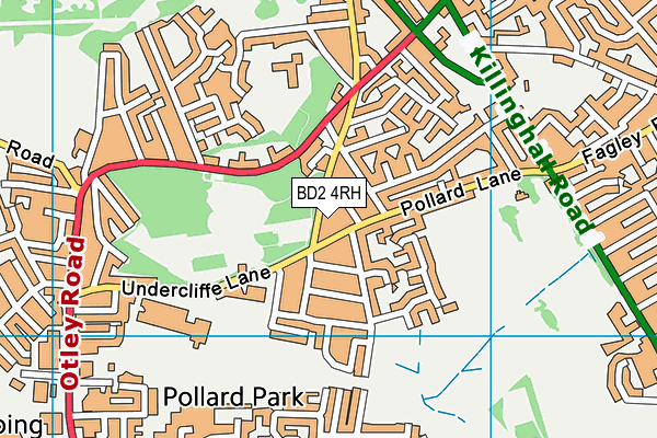 BD2 4RH map - OS VectorMap District (Ordnance Survey)