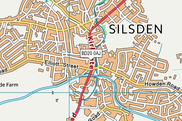 Map of MANY HANDS 25 C.I.C. at district scale