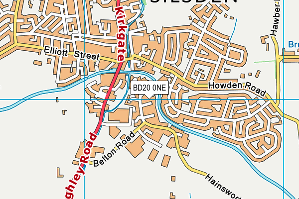 BD20 0NE map - OS VectorMap District (Ordnance Survey)