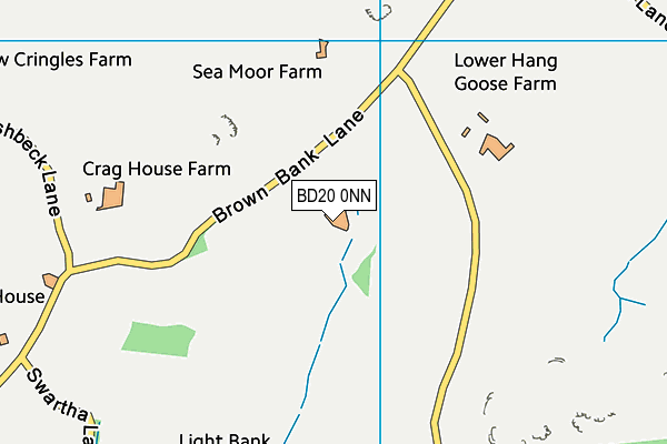 BD20 0NN map - OS VectorMap District (Ordnance Survey)