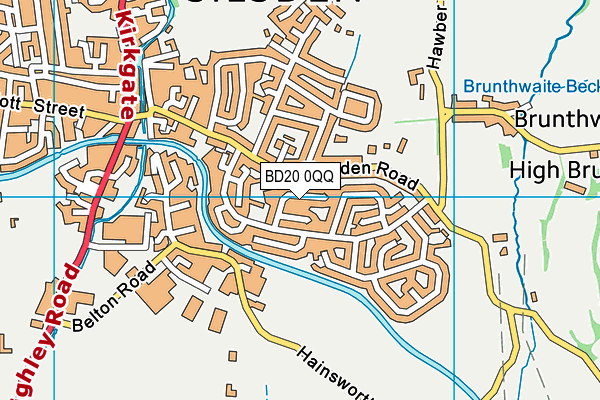 BD20 0QQ map - OS VectorMap District (Ordnance Survey)