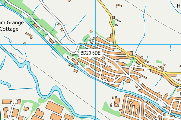 BD20 5DE map - OS VectorMap District (Ordnance Survey)