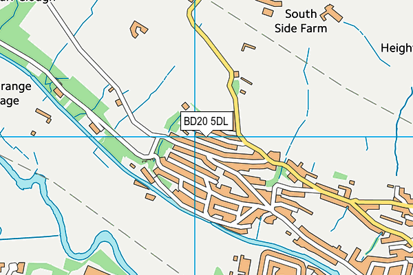 BD20 5DL map - OS VectorMap District (Ordnance Survey)