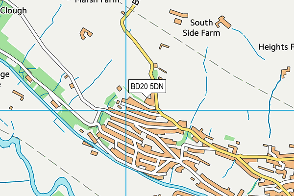 BD20 5DN map - OS VectorMap District (Ordnance Survey)