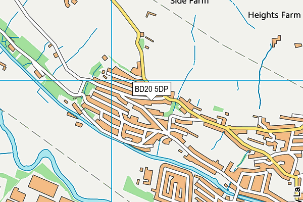 BD20 5DP map - OS VectorMap District (Ordnance Survey)