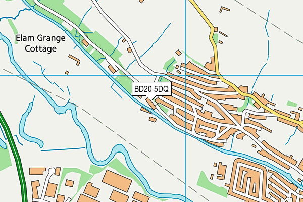 BD20 5DQ map - OS VectorMap District (Ordnance Survey)