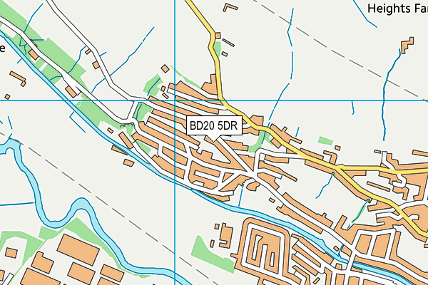 BD20 5DR map - OS VectorMap District (Ordnance Survey)