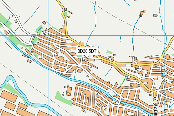 BD20 5DT map - OS VectorMap District (Ordnance Survey)