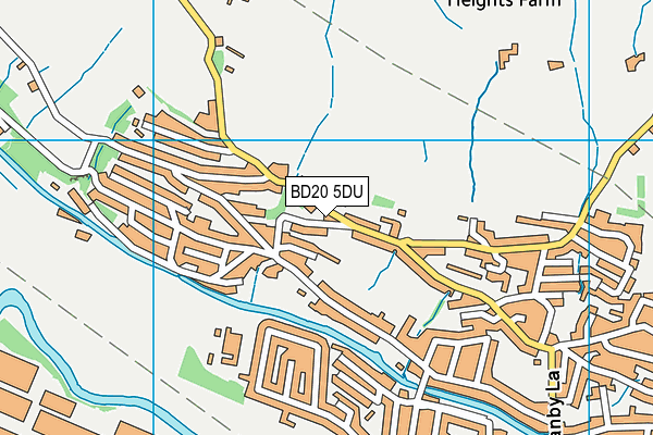 BD20 5DU map - OS VectorMap District (Ordnance Survey)