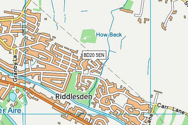 BD20 5EN map - OS VectorMap District (Ordnance Survey)