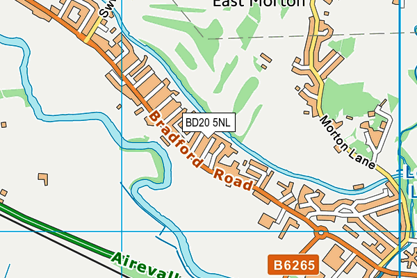 BD20 5NL map - OS VectorMap District (Ordnance Survey)