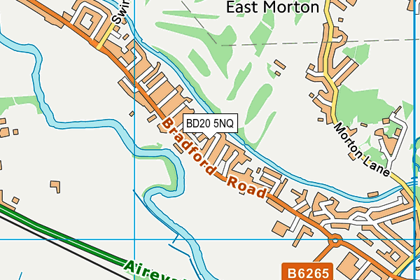 BD20 5NQ map - OS VectorMap District (Ordnance Survey)