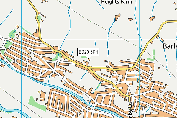 BD20 5PH map - OS VectorMap District (Ordnance Survey)