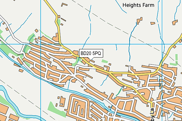 BD20 5PQ map - OS VectorMap District (Ordnance Survey)