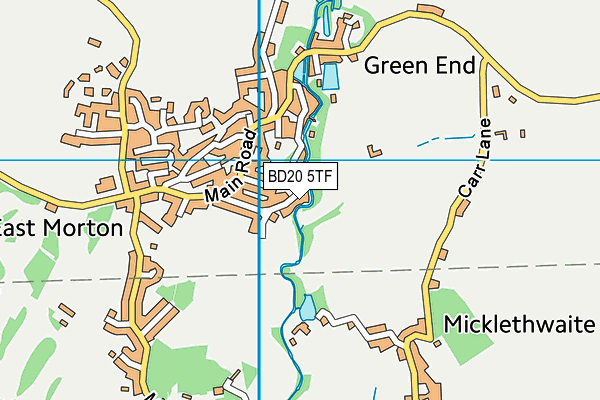 BD20 5TF map - OS VectorMap District (Ordnance Survey)