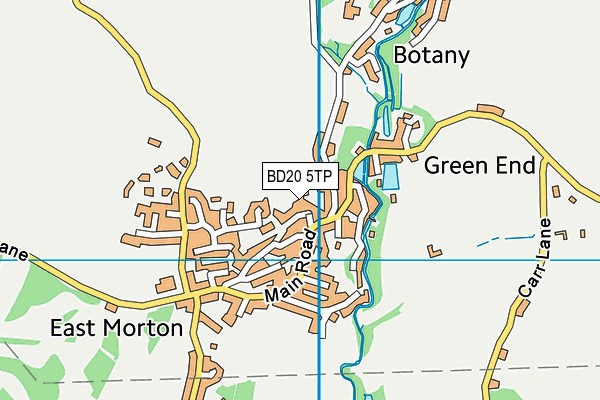 BD20 5TP map - OS VectorMap District (Ordnance Survey)