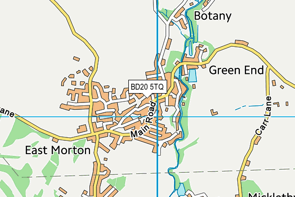 BD20 5TQ map - OS VectorMap District (Ordnance Survey)
