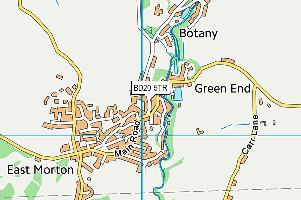 BD20 5TR map - OS VectorMap District (Ordnance Survey)
