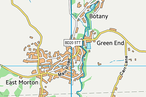 BD20 5TT map - OS VectorMap District (Ordnance Survey)