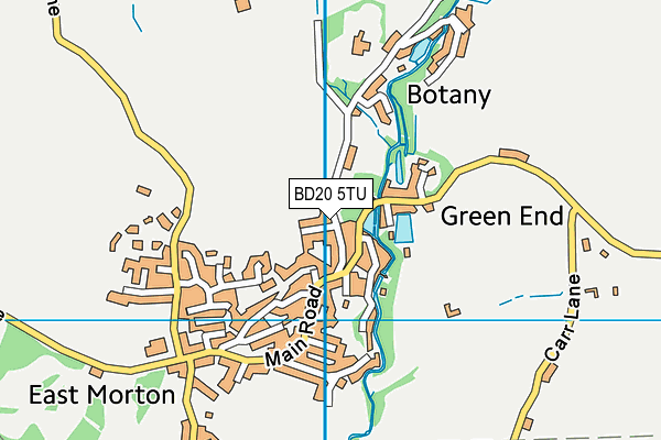 BD20 5TU map - OS VectorMap District (Ordnance Survey)