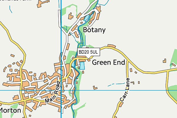 BD20 5UL map - OS VectorMap District (Ordnance Survey)