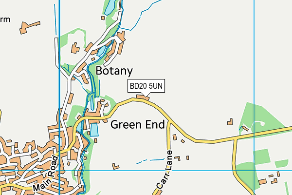 BD20 5UN map - OS VectorMap District (Ordnance Survey)