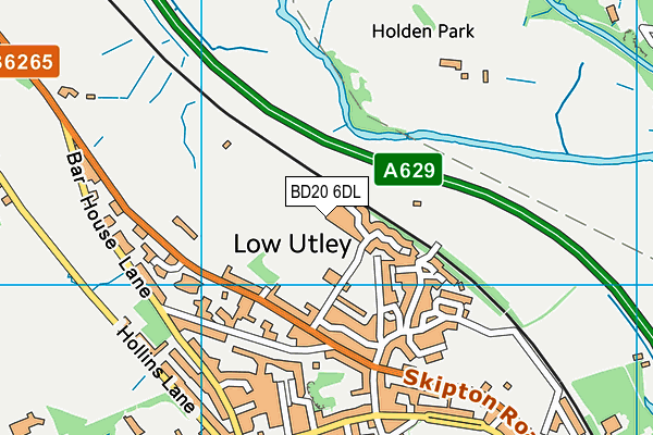 Leeds City College Recreation Ground map (BD20 6DL) - OS VectorMap District (Ordnance Survey)
