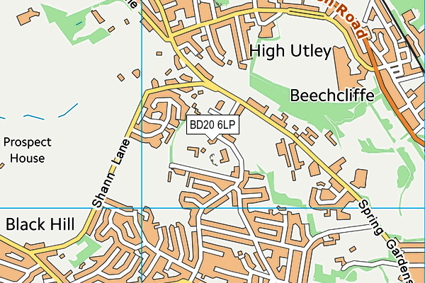 BD20 6LP map - OS VectorMap District (Ordnance Survey)