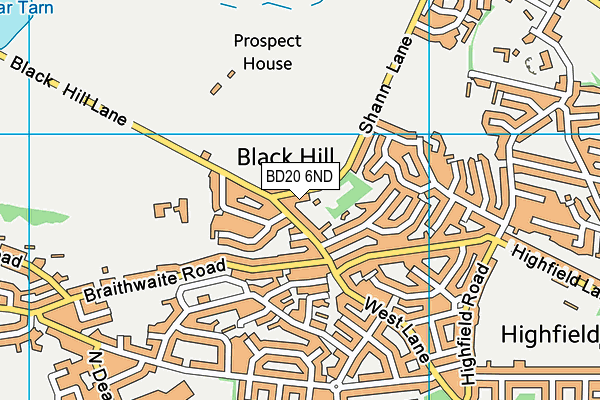 BD20 6ND map - OS VectorMap District (Ordnance Survey)