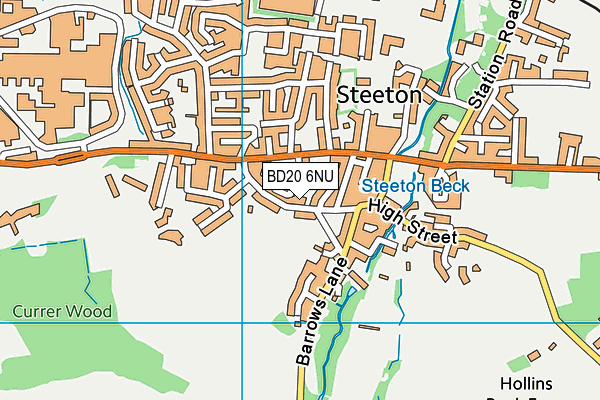 Map of STEETON HEALTHCARE LIMITED at district scale