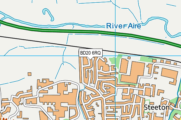 BD20 6RQ map - OS VectorMap District (Ordnance Survey)