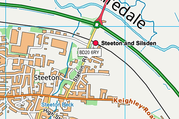Map of KENNEDY ENTERPRISES (STEETON) LIMITED at district scale